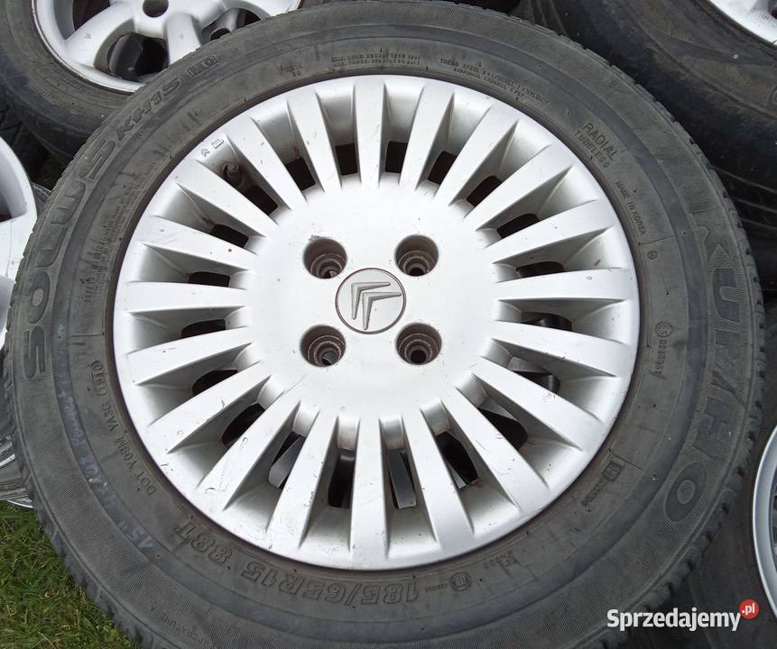 ALUFELGI 15 4x108 Citroen Peugeot opony