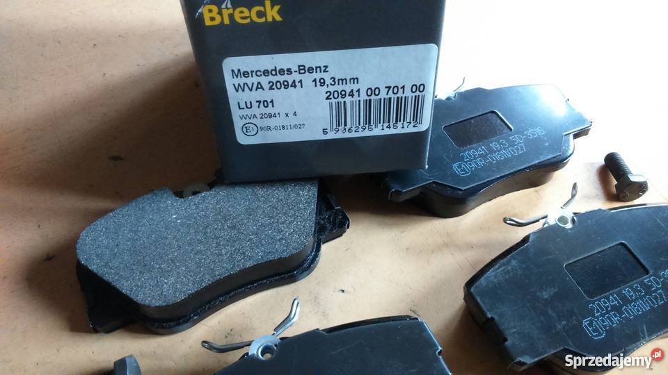 Klocki hamulcowe MERCEDES Motoryzacja mazowieckie Ciechanów
