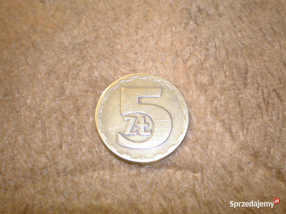 Sprzedam monetę 5 złotych z roku 1975 używana Piekary Śląskie sprzedam