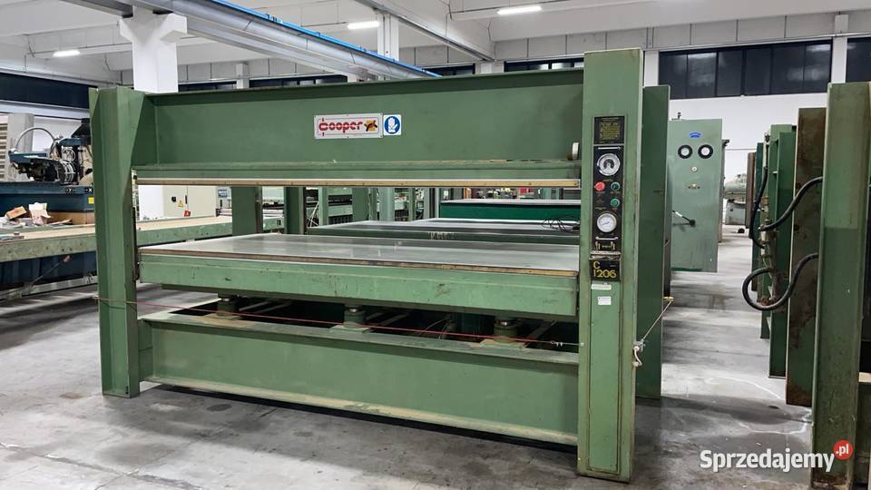 Prasa półkowa do fornirowania Cooper 30001300 Juszczyn