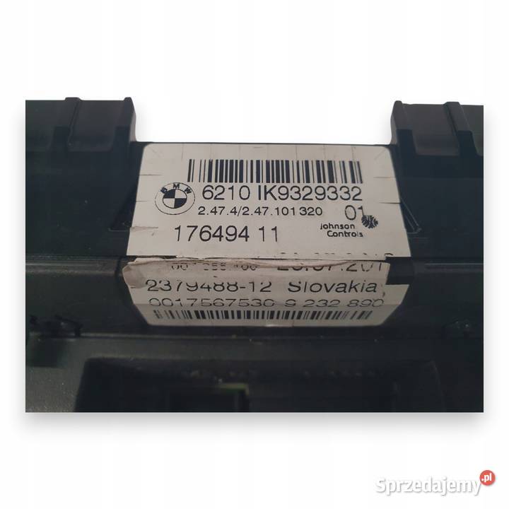 LICZNIK ZEGARY 9329332 BMW X3 F25 20 D Diesel Chełm