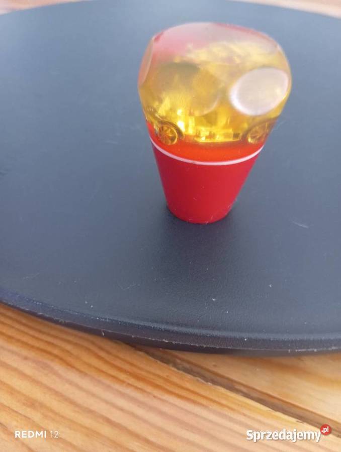 Gałka zmiany biegów prl bursztynowa odbiór łasku Łódź