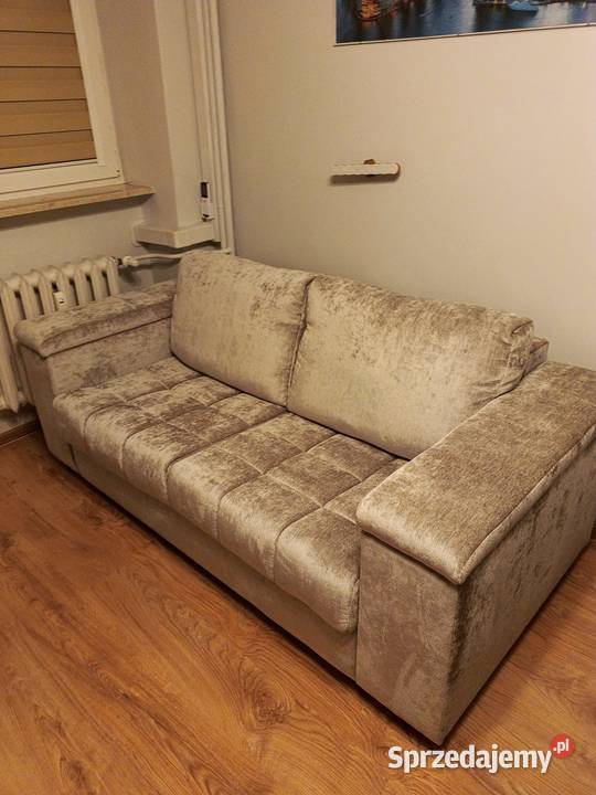 Sofa Angel ze stelażem włoskim materac pojemniki Warszawa