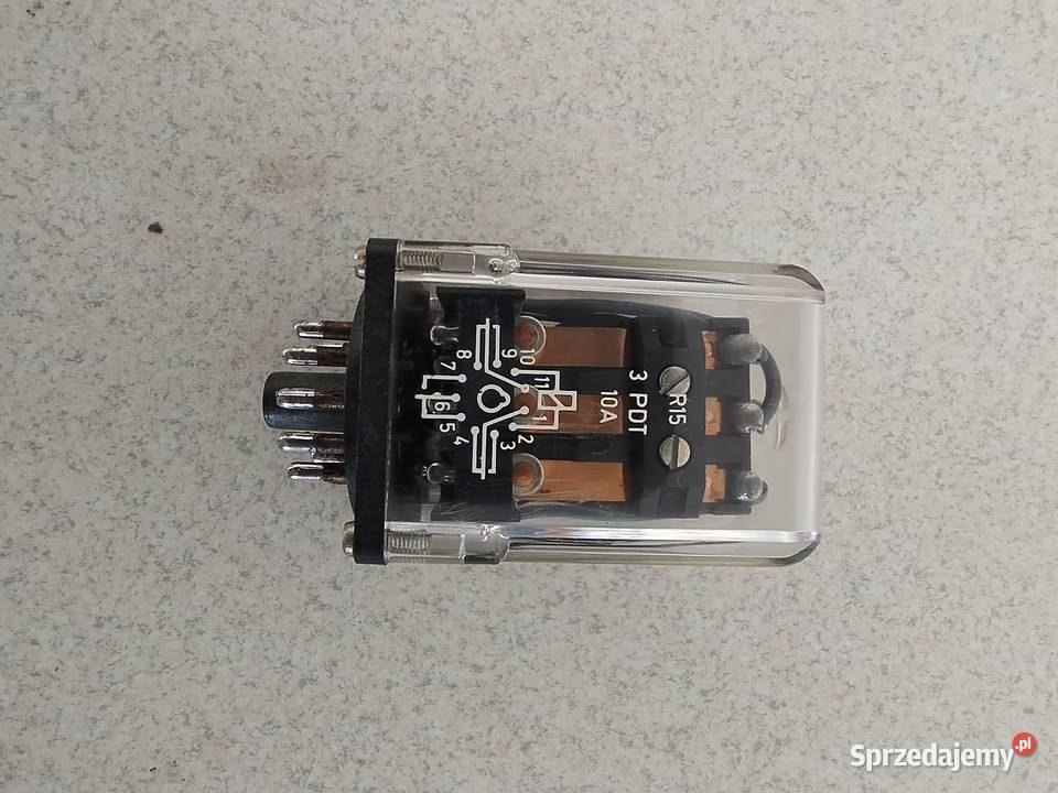 Przekaźniki R15 3PDT na 5 i 10A 220V 110V 24V Toruń