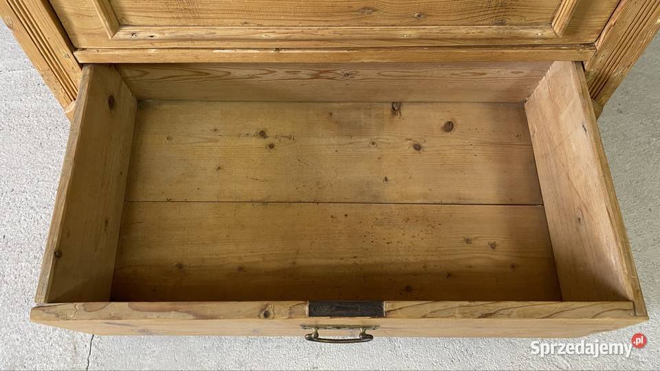 Rustykalna komoda sosnowa 3 szuflady lite drewno zachodniopomorskie Budno