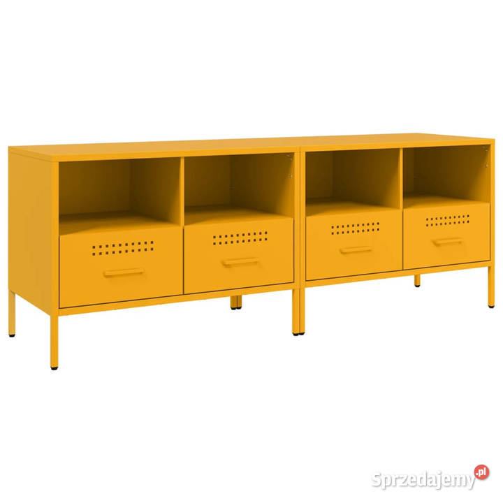 Szafki pod telewizor 2 musztardowe 68x39x505 Warszawa