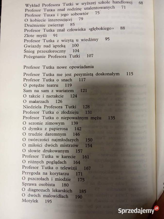 Szaniawski Profesor Tutka lektury szkolne