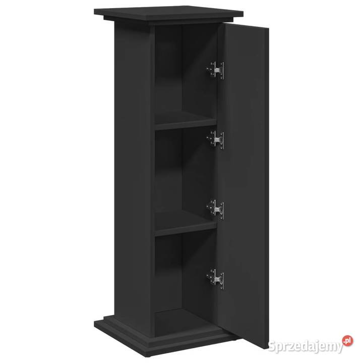 Piedestał ze schowkiem czarny 31x30x90 WM854608 Warszawa