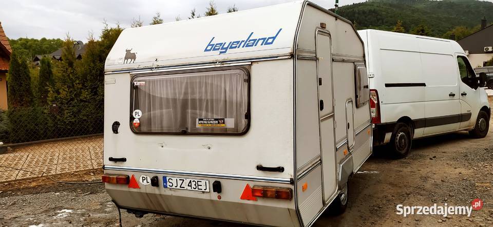 Przyczepa kempingowa campingowa kemping OKAZJA Międzybrodzie Bialskie