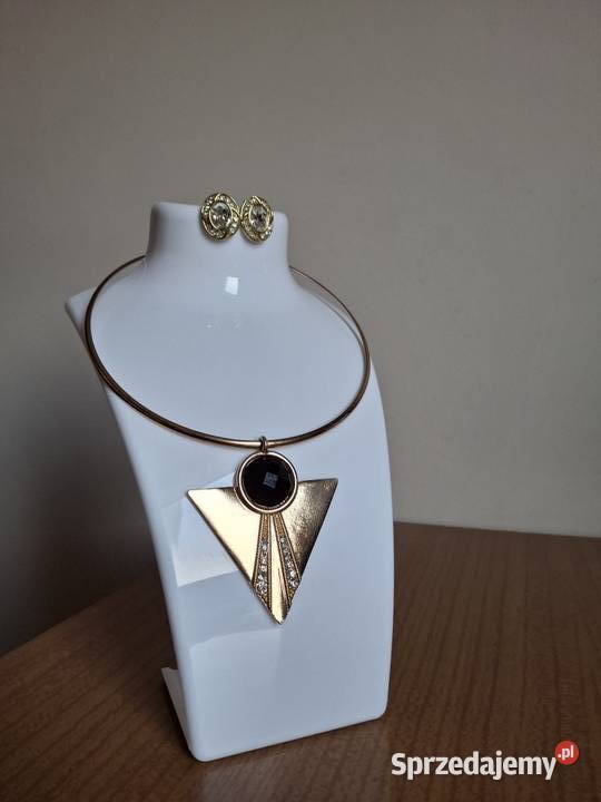 Sprzedam zestaw piękny choker z klipsami w Lublin sprzedam