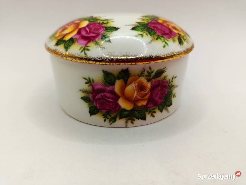 Puzderko szkatułka na drobiazgi róże England Zamość sprzedam