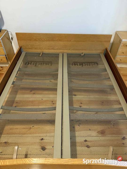 Łóżko drewniane dębowe Meble Płaska