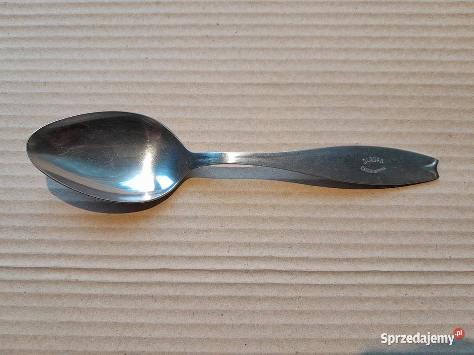 Stara duża łyżka stołowa PRL Śląska Gastronomia śląskie Dąbrowa Górnicza sprzedam