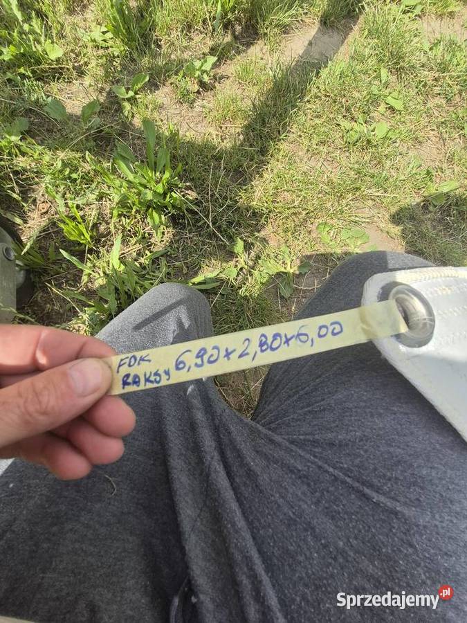 Zagiel Fok raksy 690 x 2 80 do jachtu zaglowego Poznań