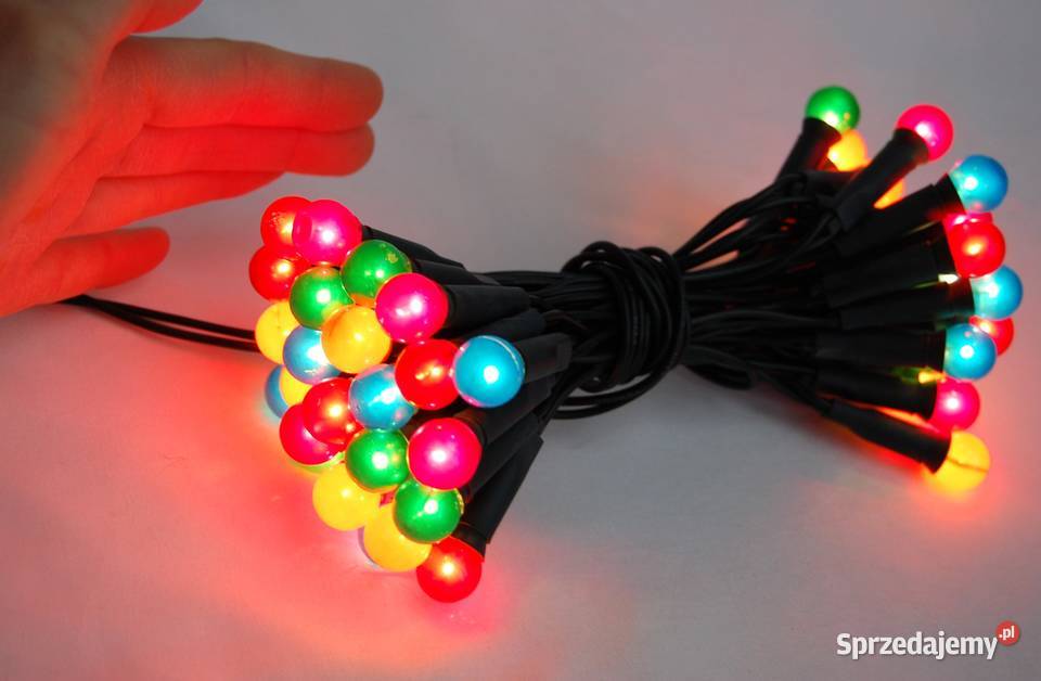 Lampki choinkowe perłowe multicolor Hestia 50 wielokolorowy Lublin
