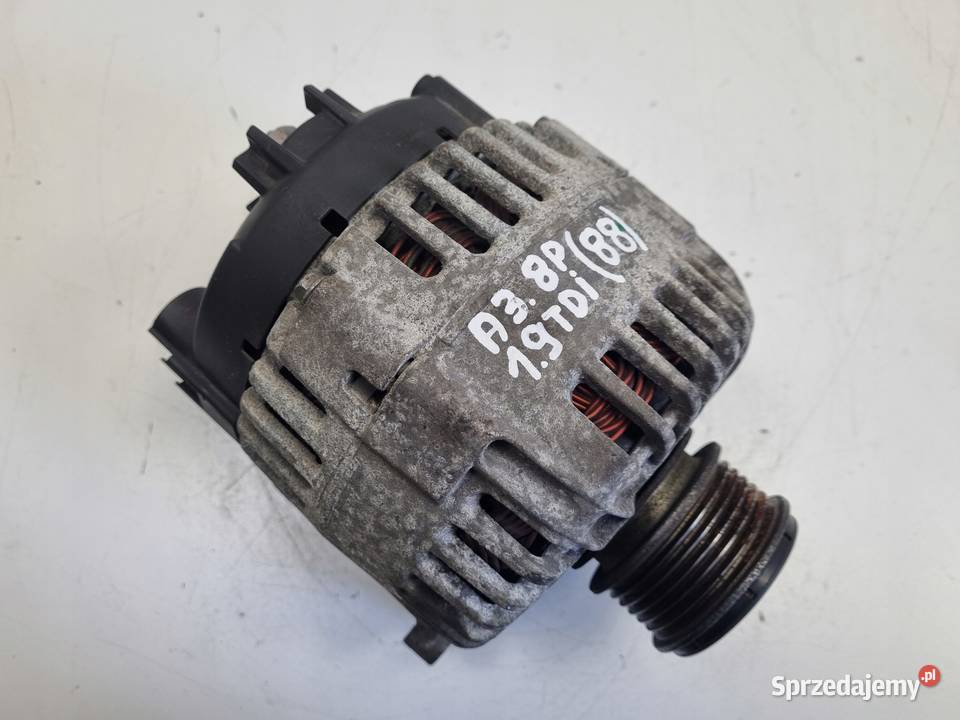 ALTERNATOR Audi A3 II 8P 19 TDI valeo 06F903023C Rudka