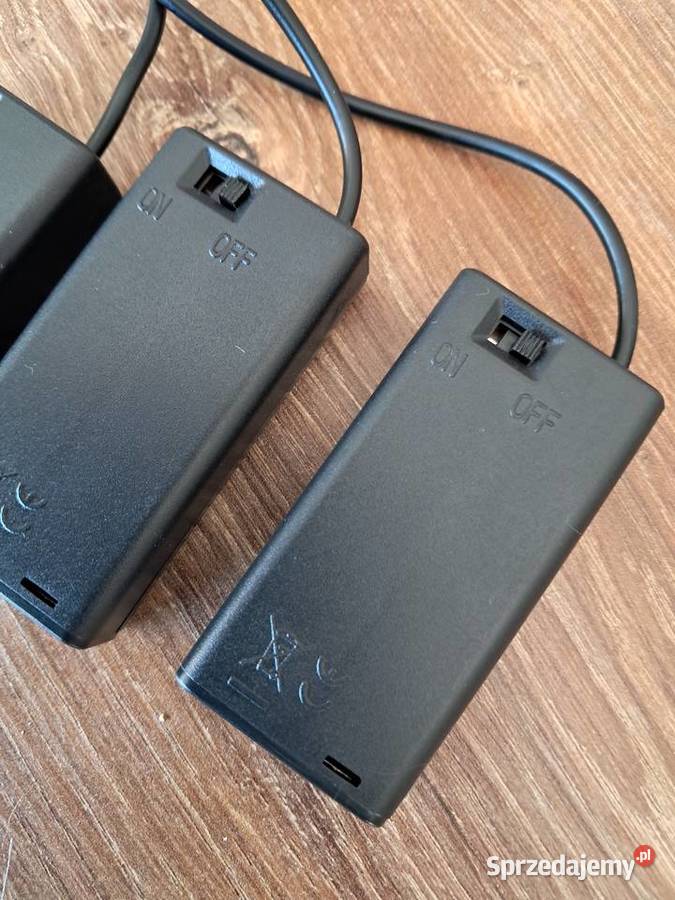 3 nowe koszyki na baterie 2xAA z końcówką USB Części i akcesoria Sandomierz