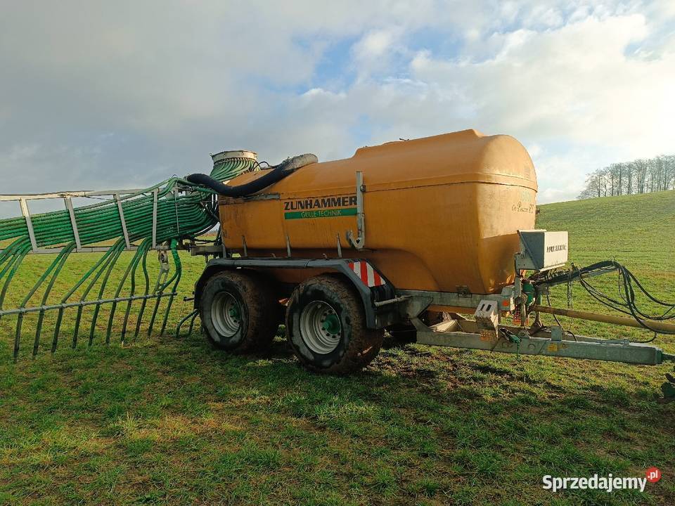 Beczkowóz Zunhammer 15000 litrów z aplikatorem Beczkowozy sprzedam