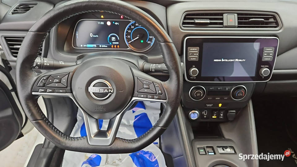 Nissan Leaf 40kWh Acenta Z Polskiego Salonu czujnik parkowania Warszawa