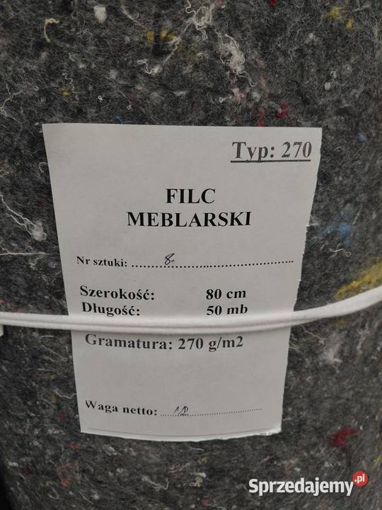 Włóknina meblowa Filc 270gm2 Biznes i Przemysł Lidzbark