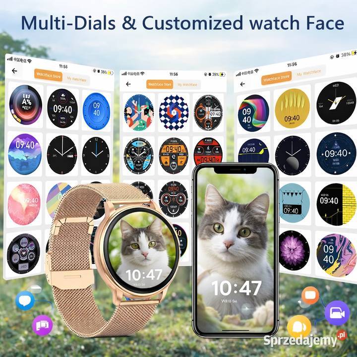 MEVADEN Smartwatch Inteligentny zegarek I Dąbrowa Tarnowska