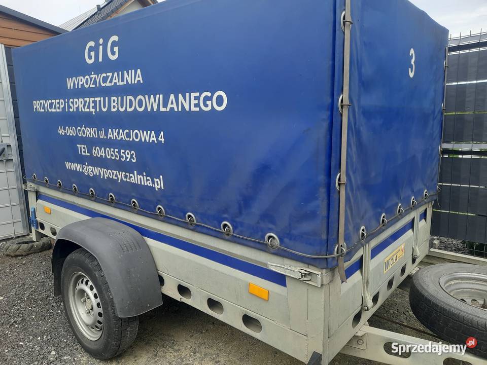 Przyczepa Wiola lekka hamowana towarowe