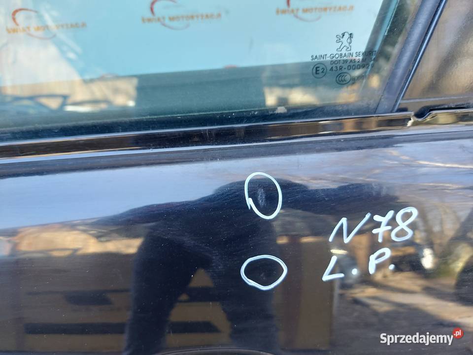 PEUGEOT 3008 I 11r drzwi lewe przód 180 mikronów