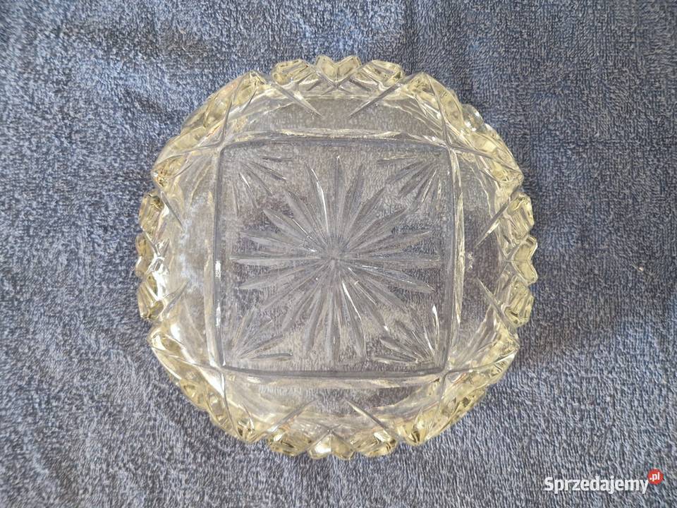 Szklana misaowocarka HSG Ząbkowice vintage PRL Warszawa sprzedam