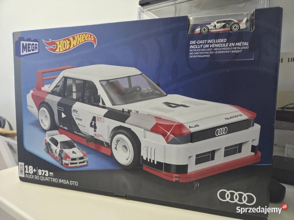 Klocki MEGA Hot Wheels Audi 90 Sport Quattro Mega Bloks dolnośląskie Legnica sprzedam