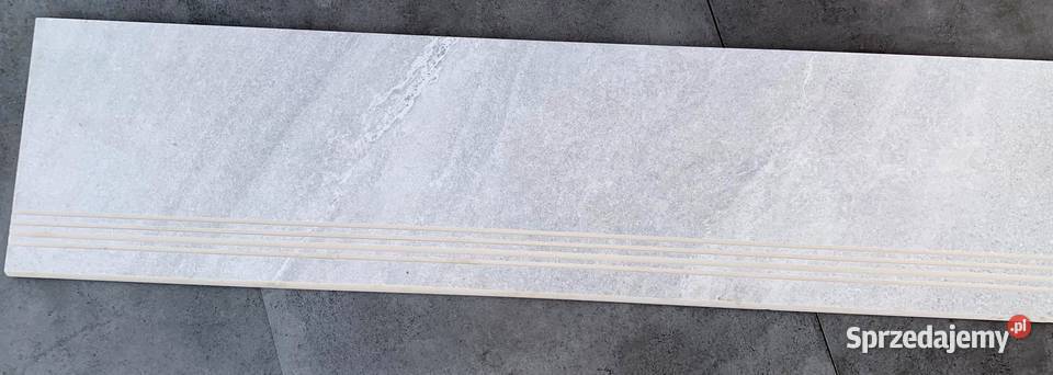 Płytki na schody zewnętrzne SZARE 100x30 Łask