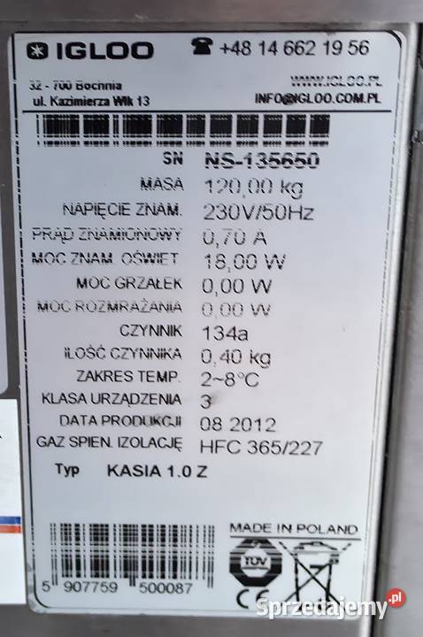 Lada sałatkowa 10261 Warszawa