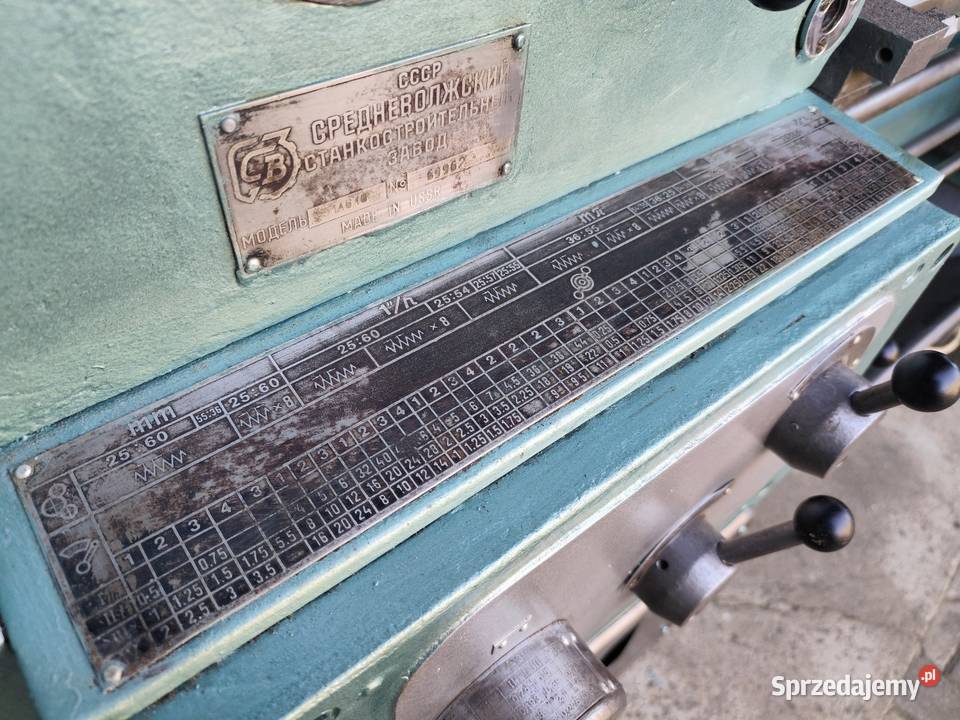 Tokarka do metalu rosyjska Ussr 1A611 Tum 35 Tue Maków Podhalański sprzedam