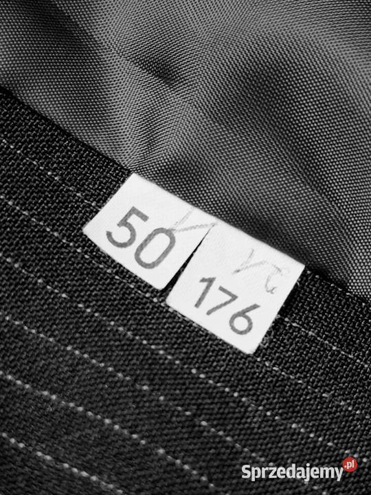 kamizelka do garnituru czarna w prążki rozmiar Krosno sprzedam