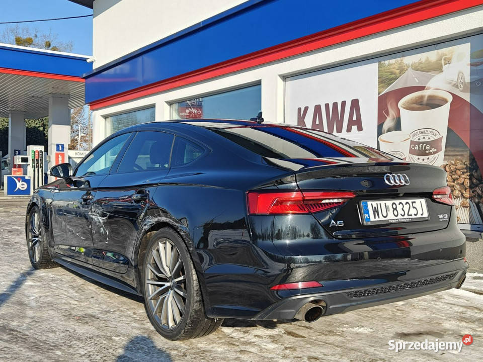 Audi A5 Sportback Quattro Salon Polska 2 kurtyny powietrzne A5