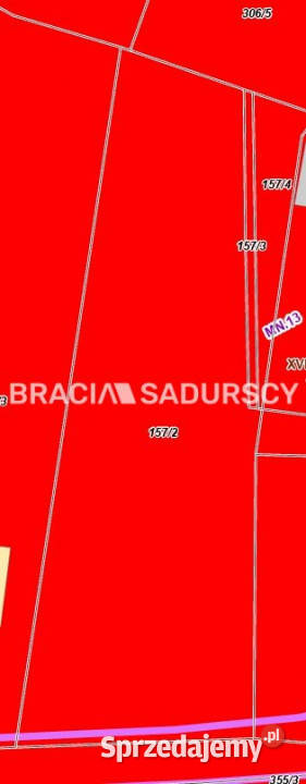 Grunt Kraków Odmętowa 2358m2 małopolskie