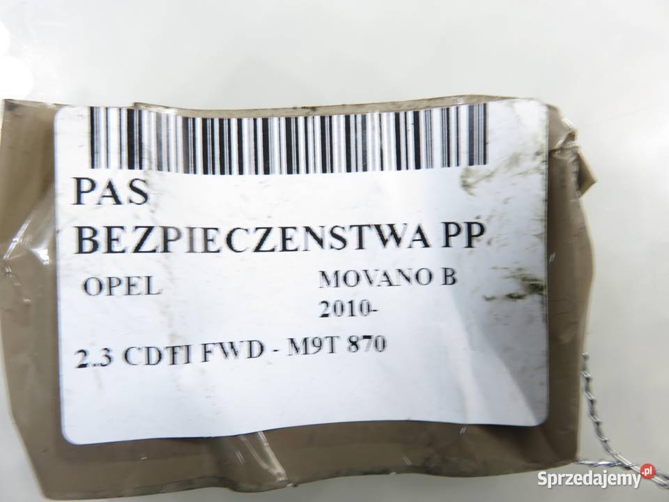 PAS PRAWY PRZEDNI OPEL MOVANO B MASTER III