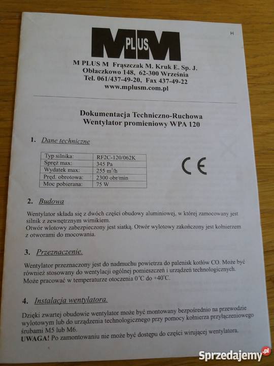 Kocioł piec MarMetpol KWSP20 KW wielkopolskie