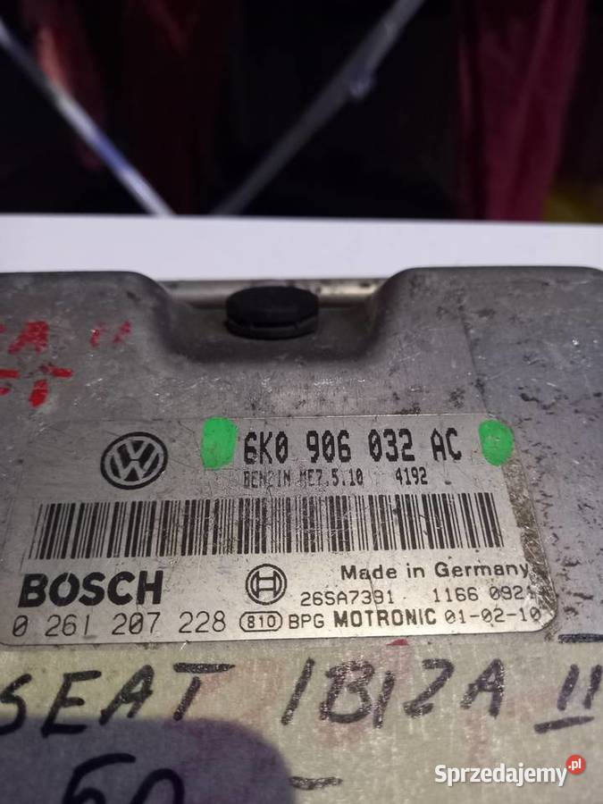 Komputer VW SEAT 6K0906032AC wielkopolskie Margonin