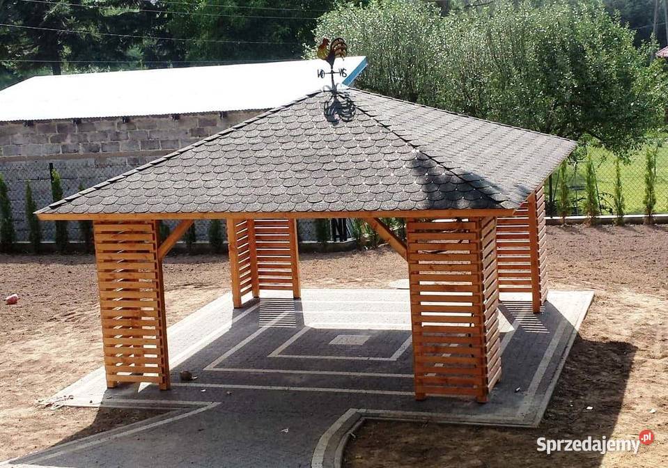 Nowoczesna altana ogrodowa 4x4m PRODUCENT Skoczów