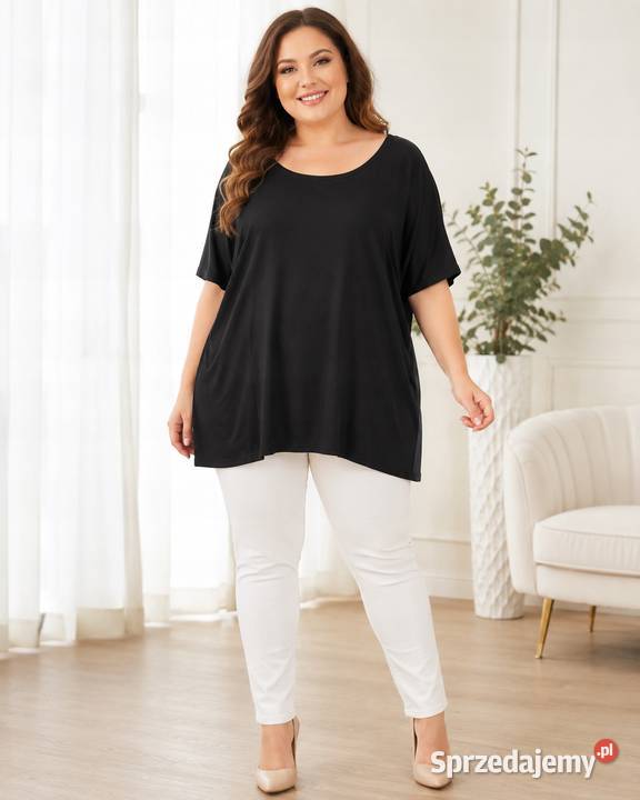 Bluzka damska oversize plus size wiskoza kolorowy Pątnów sprzedam