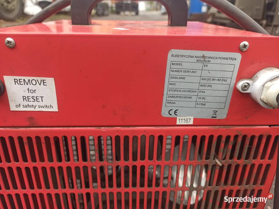 Elektryczna nagrzewnica powietrza MAGNUM