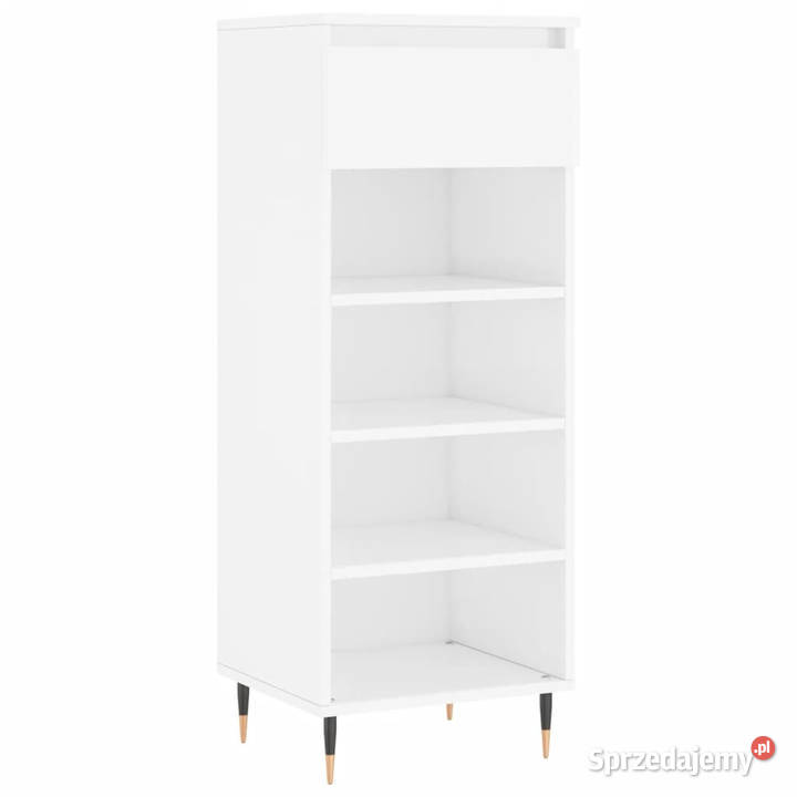 Szafka na buty wysoki połysk biała 40x36x105 mazowieckie Warszawa
