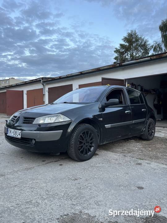 Renault megane 2 16 16v benzyna gaz wielofunkcyjna kierownica małopolskie Miechów sprzedam