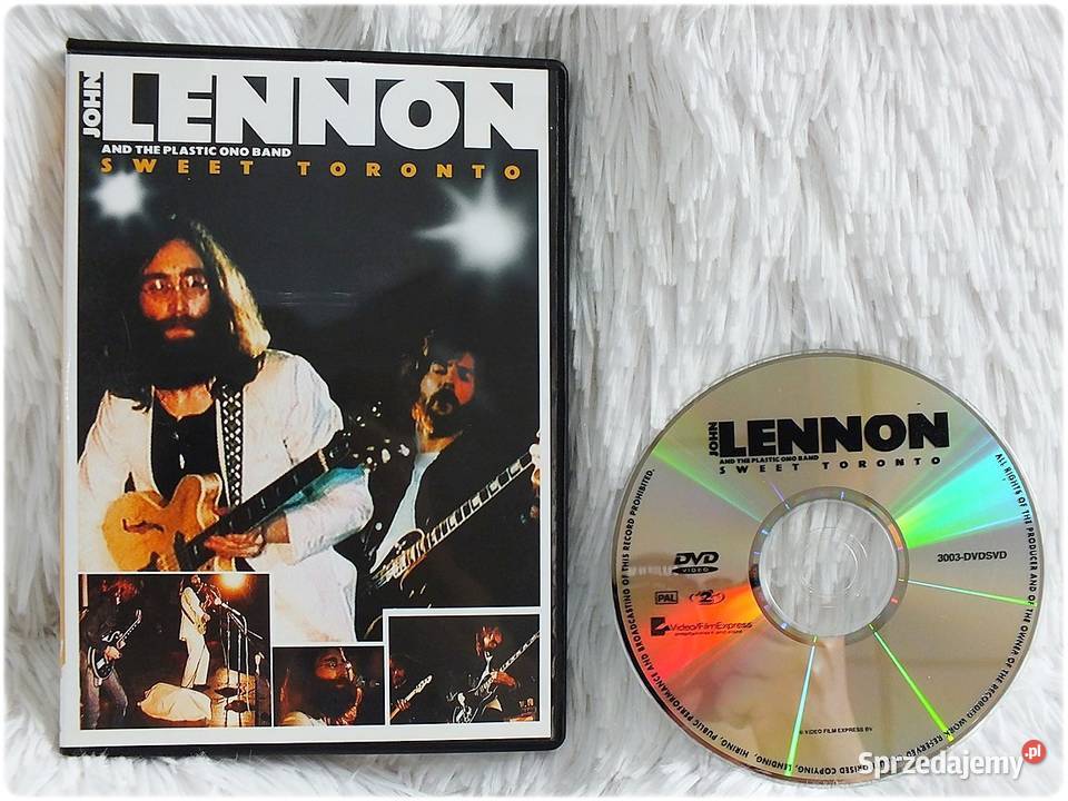 John Lennon Sweet Toronto Film DVD Stan Idealny 1 płyta Filmy lubuskie Żary