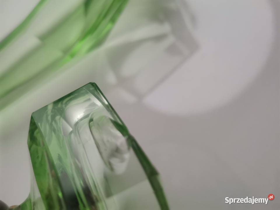 Stary zielony zestaw toaletowy Art Deco 1930 śląskie Katowice