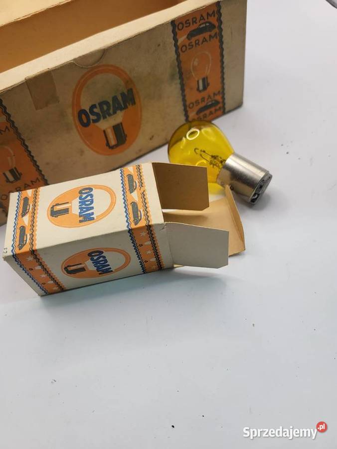 ŻARÓWKI 6V OSRAM 3 SZTUKI NOWE ŻÓŁTE Z EPOKI Rybnik