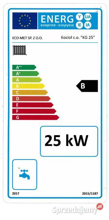 KOCIOL Z PODAJNIKIEM 25kw 200m2 KOTŁY 5 KLASA Szczecin