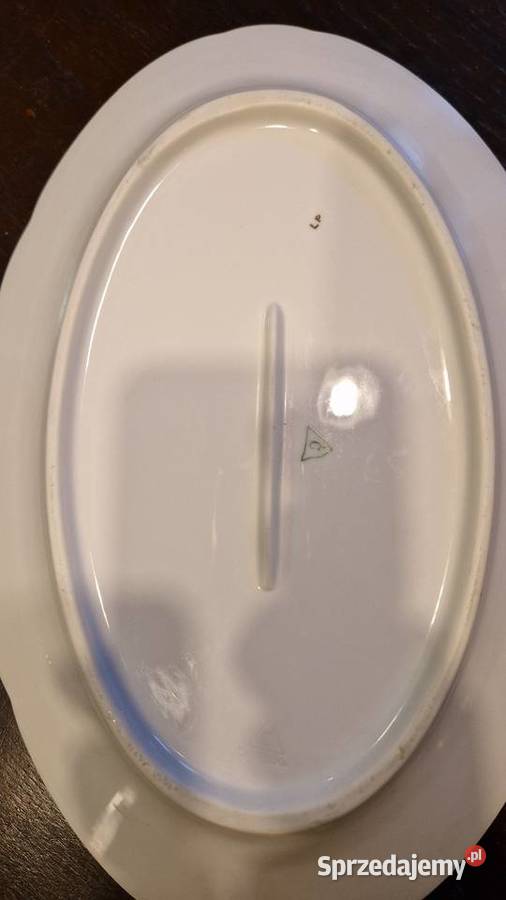 Stary owalny PÓŁMISEK ĆMIELÓW Feston porcelana Lublin sprzedam