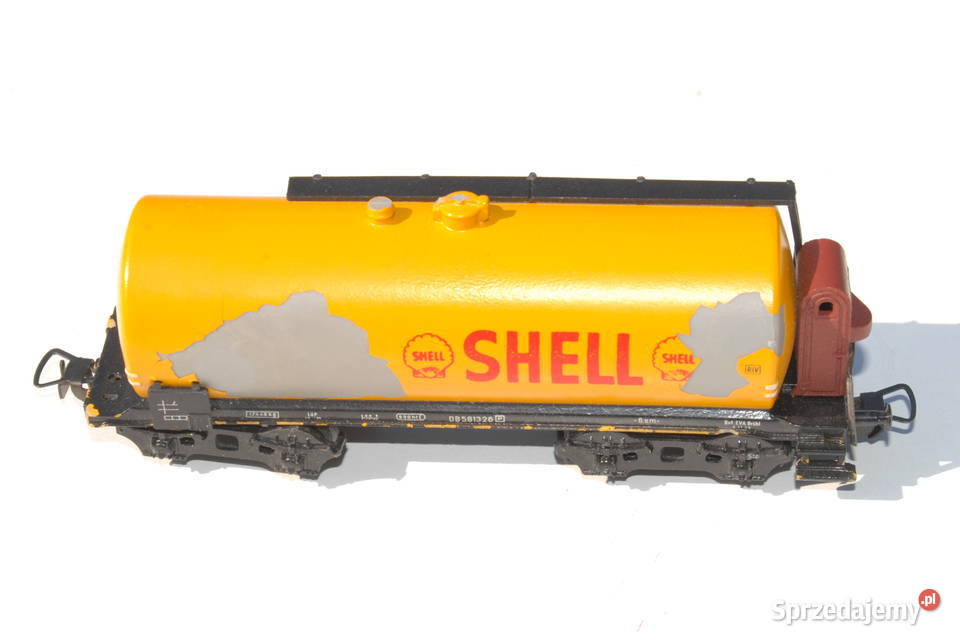 Stara zabawka wagon Cysterna Shell DB 581326 Cieszyn