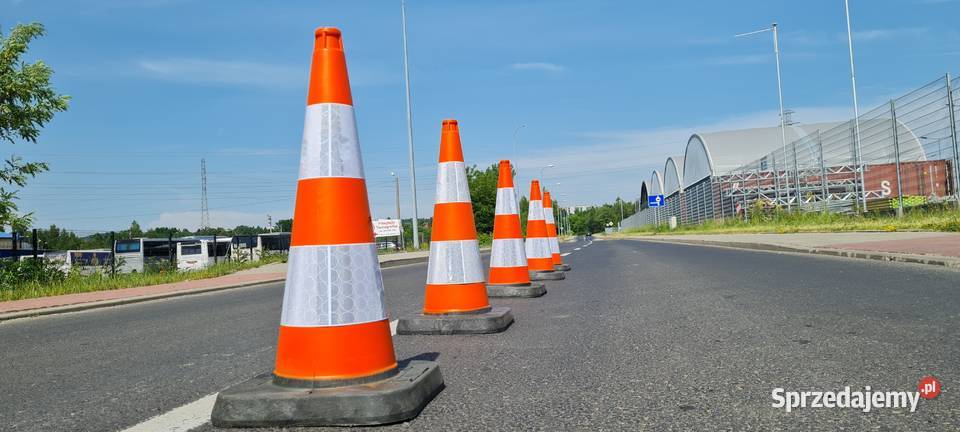 Pachołek drogowy odblaskowy twardy Trzebinia